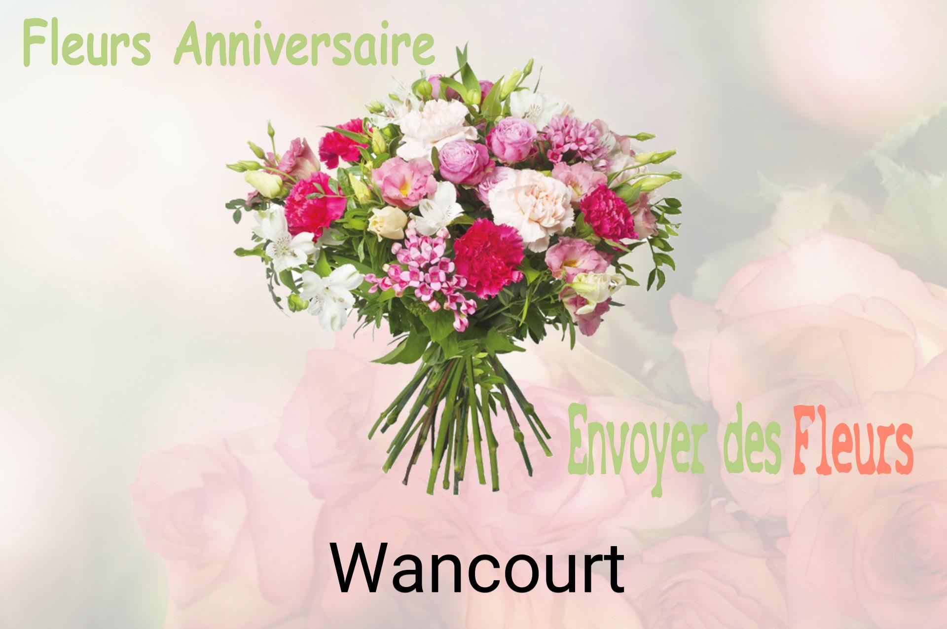 Bouquet de fleurs d’anniversaire livré à Wancourt