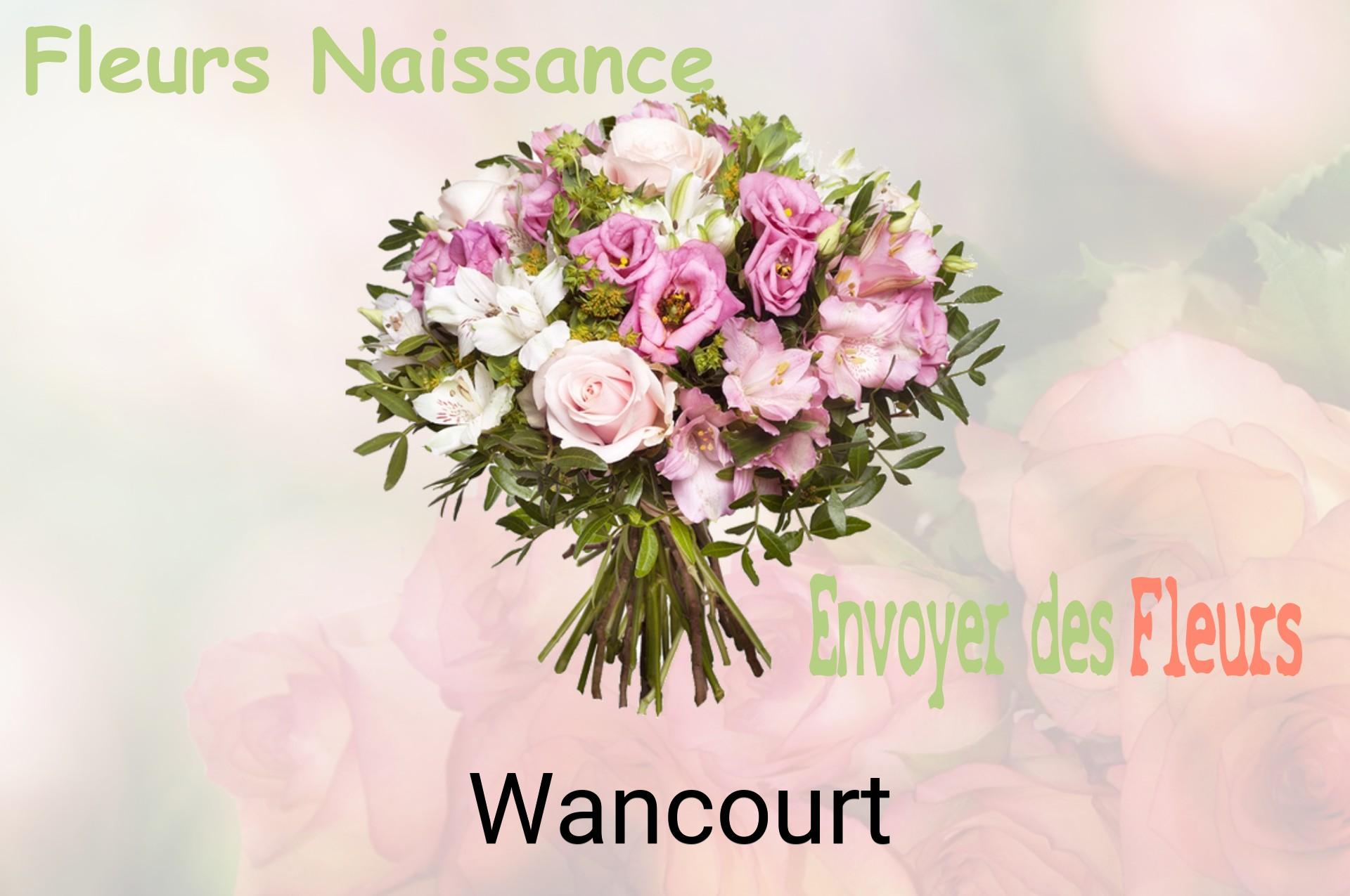 Bouquet de fleurs de naissance livré à Wancourt